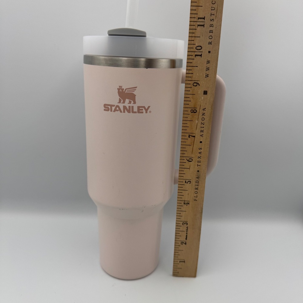 Stanley Adventure Quencher H2.0 FlowState Tumbler 40oz Rose Quartz Pink‎ Mug - Picture 2 of 5
